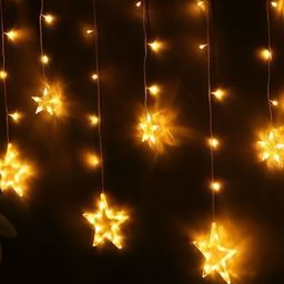 SPARK WORLD Yellow Star Shape String Lights image 3