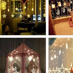 SPARK WORLD Yellow Star Shape String Lights image 5