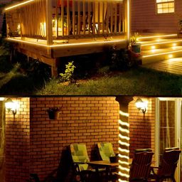 SPARK WORLD Yellow Rice Shape String Lights image 4