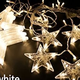 SPARK WORLD Yellow Star-Shaped String Lights image 3