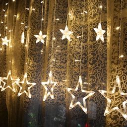 SPARK WORLD Yellow Star Shaped String Lights image 3