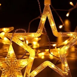 SPARK WORLD Yellow Star Shaped String Lights image 4