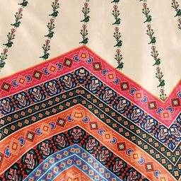 Kaizen TEXO FAB Embroidered Semi-Stitched Lehenga & Unstitched Blouse With Dupatta image 4