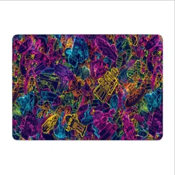 SKINFACTORY MousePad Anti Slip Waterproof And Washable 9X7.5 LaptopPC and Gaming PG-572 Non Slip Base Mousepad-image-69