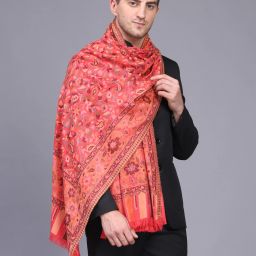 WEAVERS VILLA Acrylic, Wool Woven Men Shawl-image-24