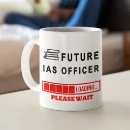Future IAS Officer Printed Milk Modern Coffee Gift for IAS Student Ceramic Coffee Mug-image-59