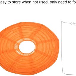 Orange Paper Hanging Lantern-image-68