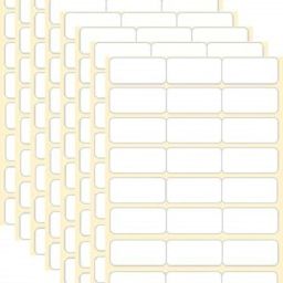 3.3 cm Plain White Blank Label(33mmx15mm) for General Use (500 sticker) Self Adhesive Sticker-image-38