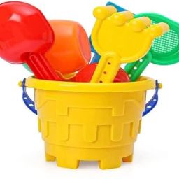 Beach Castle Water Tools Sand Game Kids Beach Sand Toys Beach Bucket Play Set-16