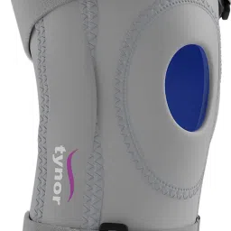 Knee Support Hinged (Neoprene), Grey, XXL, 1 Unit Knee Support-0