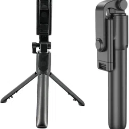 G2L GOOD QUALITY R1 Foldable Wireless Extendable Selfie Stick Monopod Phone Holder Tripod, Monopod Kit, Tripod Clamp-14