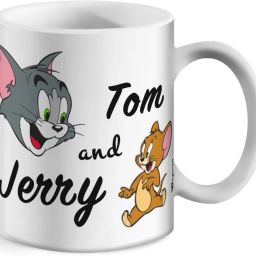 Tom And Jerry Printed Birthday Gifts For Brother Sister Ceramic Coffee Mug-image-0
