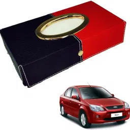 Chrom-Black-Red Tisue Box Leatherete-403 Vehicle Tissue Dispenser-image-77