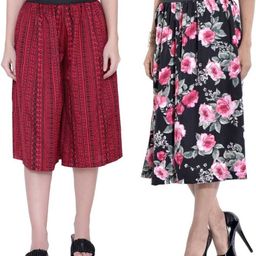 prabhnoor Women Multicolor Capri-picture-34
