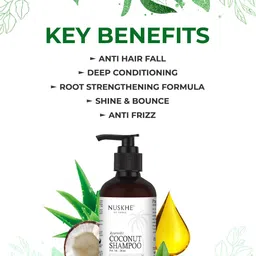 Nuskhe by Paras Set Of 2 Deep Root Conditioning Coconut Shampoo & Coconut Conditioner 400ml image 4
