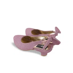 BAESD Girls Embellished Pointed Toe Block Mules With Backstrap image 4