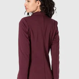 BAESD Notched Lapel Single-Breasted Casual Blazer image 3