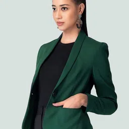 BAESD Notched Lapel Single-Breasted Casual Blazer image 5