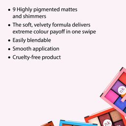 Nicka K Nine Color High-Pigmented Eyeshadow Palette - Birthday Cake image 5