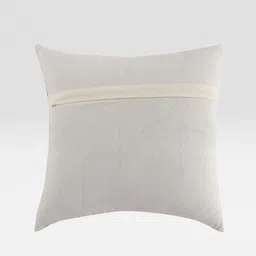 STITCHNEST Pink & White Set of 2 Geometric Square Cushion Covers image 3