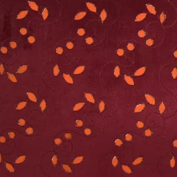 Lushomes Maroon & Orange Set of 2 Abstract Square Cushion Covers image 2