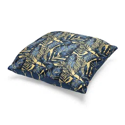 BIANCA Navy Blue & White Set of 5 Abstract Reversible Printed Square Cushion Covers image 3