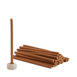 RDK Kesar Chandan Flavour Charcoal Free Dhoop Sticks with Holder-200 gram image 5