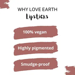 LOVE EARTH Set of Liquid Mousse Lipstick - 6 ml & Gloss It Up Lip Gloss - 3 ml image 3