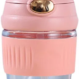 350 ml Glass Water Bottle, Cute Rabbit Shape Coffee Mug, Portable, Leak-Proof-image-34