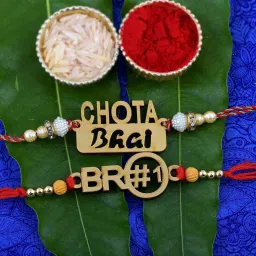 Kids kids rakhi set of 2 Assorted Chawal Roli Pack, Rakhi Set-24