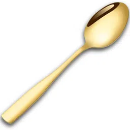 kitchease Silverware Dessert Spoons|1-Pcs Flatware for Ice-Cream, Ice-Tea|Aurum Gold Stainless Steel Cutlery Set-picture-6
