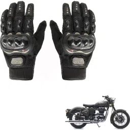 PRO BIKER GLOVES FOR ROYAL ENFIELD BULLET 350 TWINSPARK Riding Gloves-image-56
