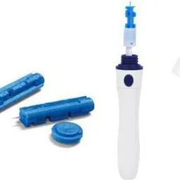 Wellstar Premium Lancing Device & 100 Glucometer Lancets Glucometer Lancets-image-116