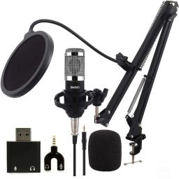BM800 Studio Microphone Kit for Voice Recording ,Gaming Condenser Mic Set For Studio Recording , Podcasting Live Streaming & Broadcasting-picture-11