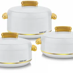 SARA Insulated Casserole For Hot Food | Insulated Stainless Steel Casserole Pack of 3 Thermoware Casserole Set-image-95