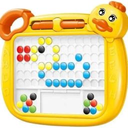 Magnetic Dot Board: Portable Duck Animal Shapes for Creative Fun-13
