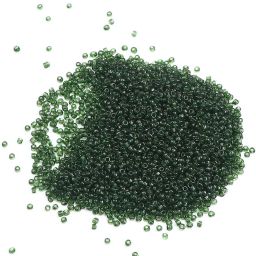 Forest Green Fancy Glass Seed Beads, 11/0 Tube Shape, For Jewelry Making (250g)-image-65