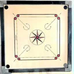 SMALL BLACK 21 cm Carrom Board-picture-25