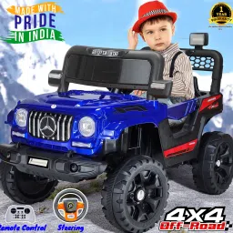 4X4 Motor Electric Battery Car With Driving+Parents Remote To Control 1-6 Years Jeep Battery Operated Ride On-17