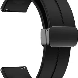 Thuban 22MM Magnetic Watch Band with Folding Buckle and Quick Release 22 mm Silicone Watch Strap-image-76