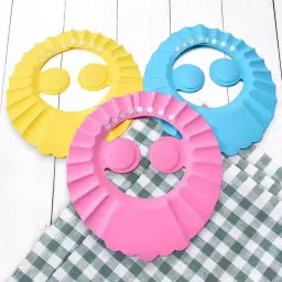 New Multicolor Adjustable Shower Cap for kids-image-20