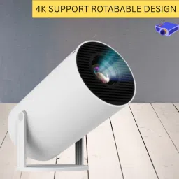 Guggu Mini HD Projector for Home 4KSupport With Built-in App Netflix/Prime/YouTubeJ258 (4500 lm / 1 Speaker / Wireless / Remote Controller) Portable Projector-18