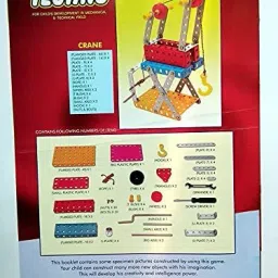 veryke Engineering Toys Senior Techno Construction for Childs Developemnt in Mechanical and Technical Field , 20 Models, 85 Pieces, 8 Plus Age, Toys for Kids (Multicolor) image 3