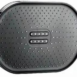 Premium Rocker Overhead Shower 10x14 Inch Chrome Black | Broad Rainfall Coverage Fixed Mount-picture-28
