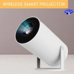 CLAIRBELL Mini HD Projector for Home 4KSupport With Built-in App Netflix/Prime/YouTubeB352 (4500 lm / 1 Speaker / Wireless / Remote Controller) Portable Projector-73