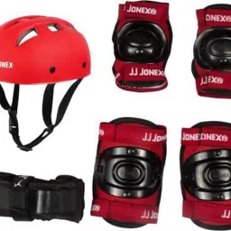 RED SKATING PROTECTIVE SET Skating Guard Combo-3