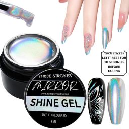 Mirror Shine Gel Holographic Gel Metal Painting Mirror Nail gel for Nail Art-33