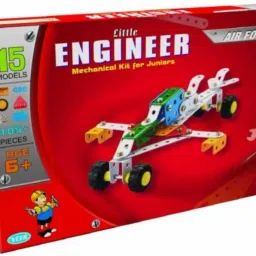 Little Engineering Mechanical Kit for Juniors - Air Force for Kids (15 Models | 105 Piece)-image-18