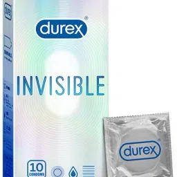 Invisible Super Ultra Thin Condoms for Men - 10 Count Pack Of 1 Condom-0