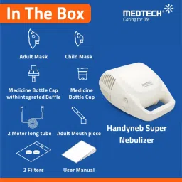 Medtech Handyneb Super Compressor Nebulizer Machine with TMP05 Thermometer Nebulizer image 3